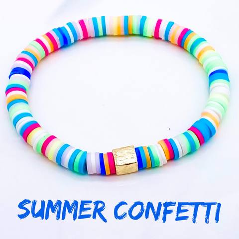 Summer Confetti Bracelet Collection- Summer Confetti - Sandgate writers